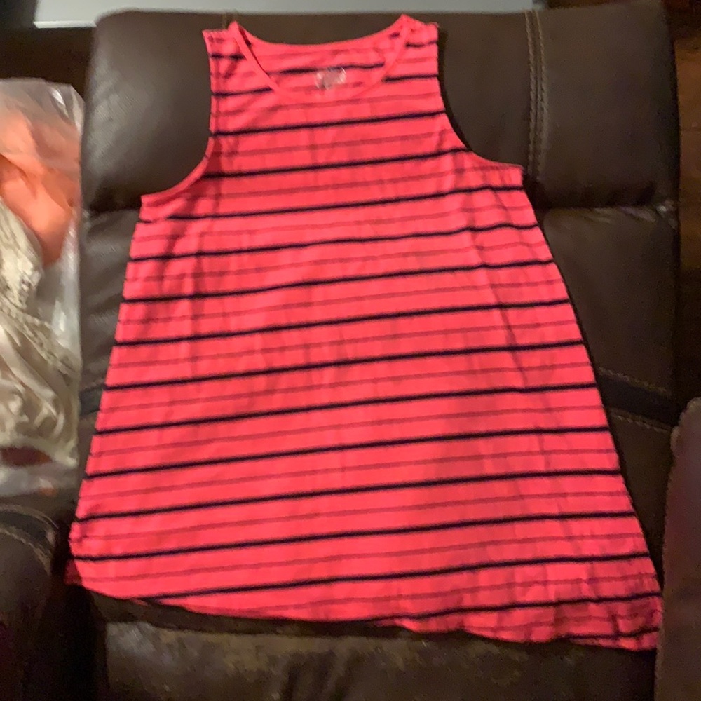 pink striped justice shirt